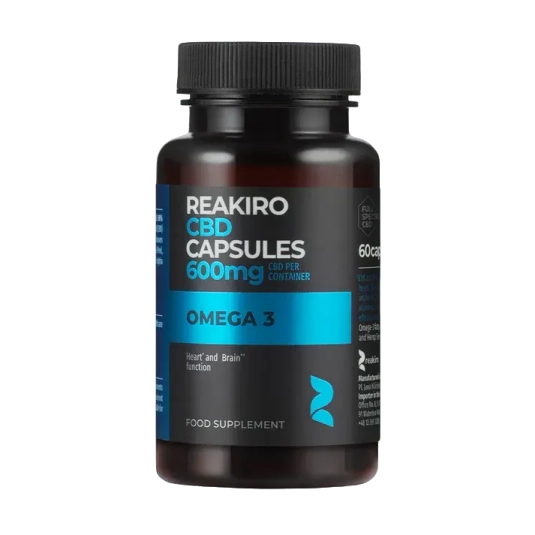 Omega 3 CBD Cápsulas 600mg Envío Reino Unido y UE