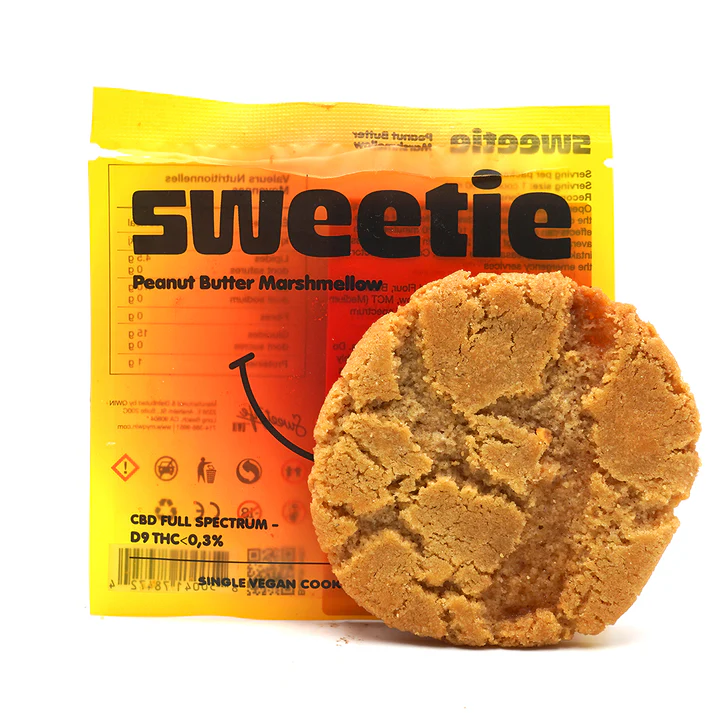 Galleta THC Space - Mantequilla de cacahuete y malvavisco