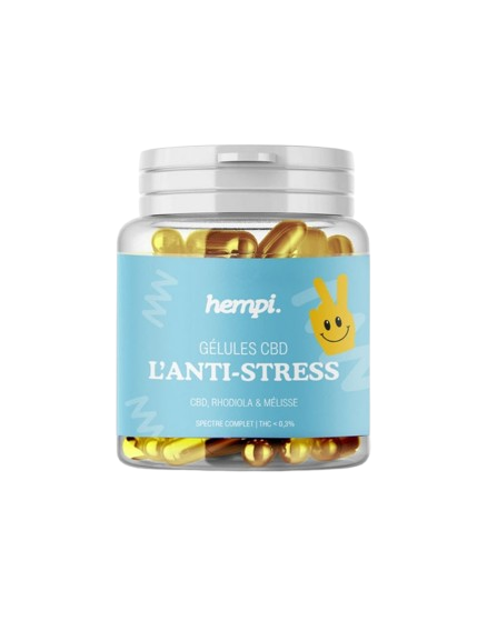 CBD Capsules "The Anti-Stress" – CBD, Rhodiola & Lemon Balm