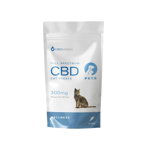 CBD-Leckerlis für Katzen – Vollspektrum-CBD 300 mg Lachs