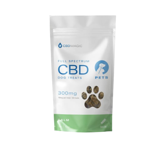 CBD-Hundeleckerli – Vollspektrum-CBD 300 mg für mehr Ruhe (Speck)
