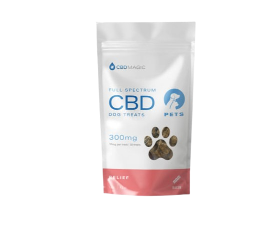 CBD-Hundesnacks – Vollspektrum-CBD 300 mg zur Linderung (Speck)