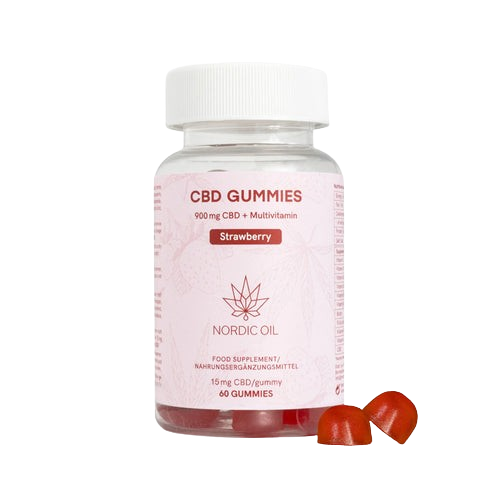 Bonbons gélifiés au CBD (900 mg) à la fraise